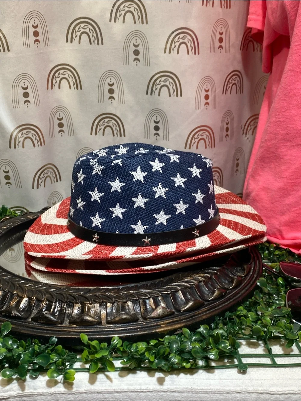 N/A patriotic straw